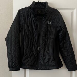 Size M Mountain Hardwear Women's Quilted Black Mixed material Jacket